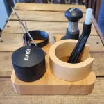 استند پرتافیلتر چوبی سایز 51 دستگاه اسپرسوساز خانگی
